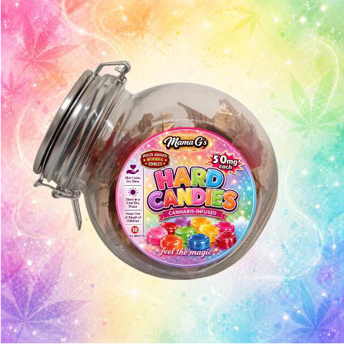 Sugar-Free Hard Candies - Assorted Flavours 2500mg (50x50mg